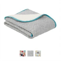 Frisco Sherpa Dog & Cat Blanket & Frisco Sherpa Hexagon Bolster Cat & Dog Bed -Frisco Sales Store 303598 PT2. AC SS1800 V1623048456