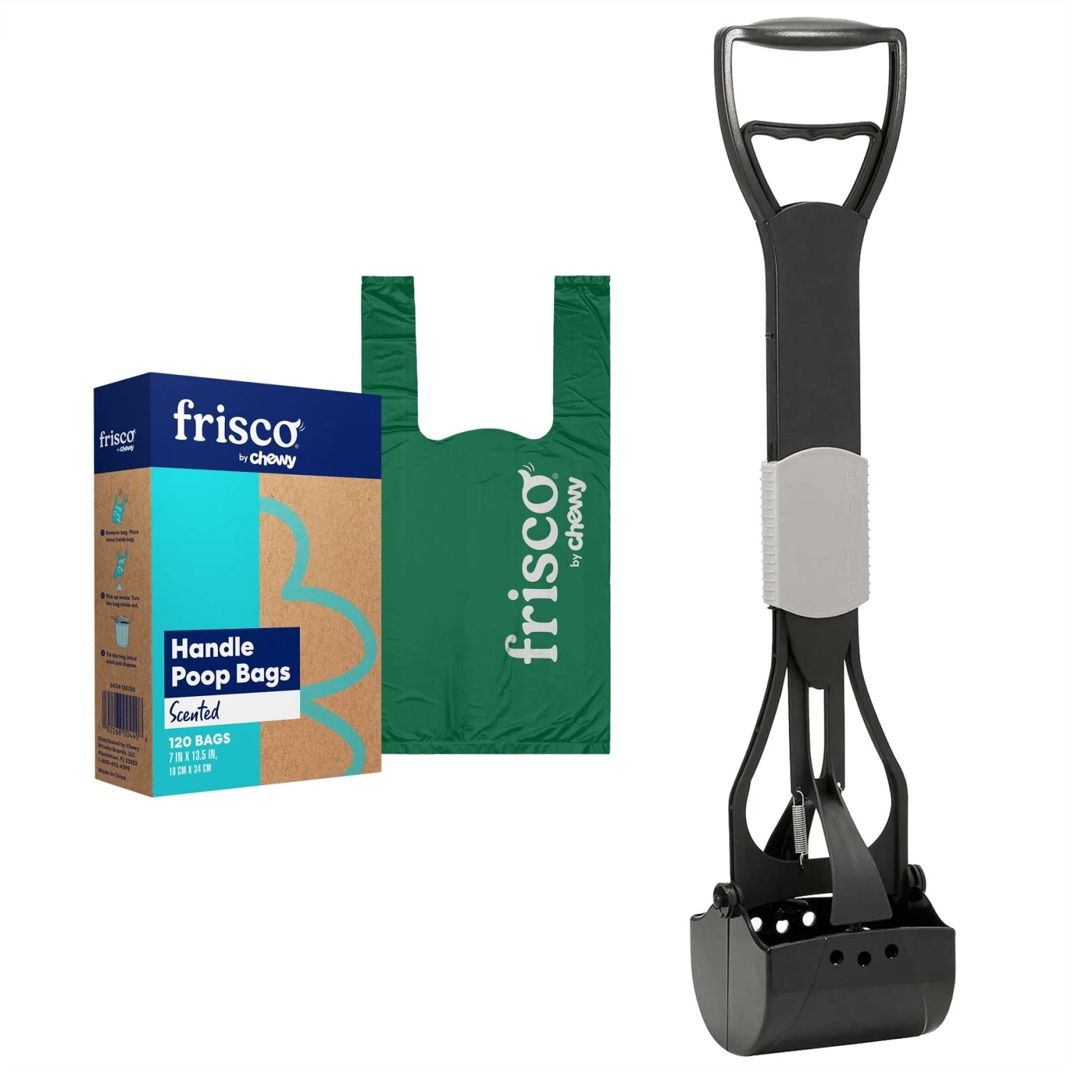 Frisco Spring Action Foldable Dog Pooper Scooper & Frisco Handle Dog Poop Bag Frisco Spring Action Foldable Dog Pooper Scooper & Frisco Handle Dog Poop Bag -Frisco Sales Store 303618 MAIN. AC SS1800 V1669924812