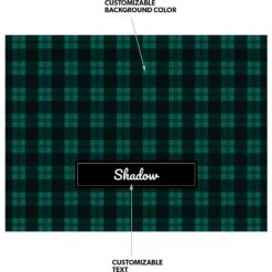 Frisco Personalized Plaid Sherpa Cat & Dog Blanket, 30" X 40" -Frisco Sales Store 303832 PT3. AC SS1800 V1637609812
