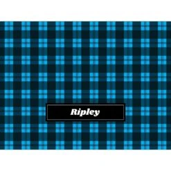 Frisco Personalized Plaid Sherpa Cat & Dog Blanket, 30" X 40" -Frisco Sales Store 303832 PT4. AC SS1800 V1637610128