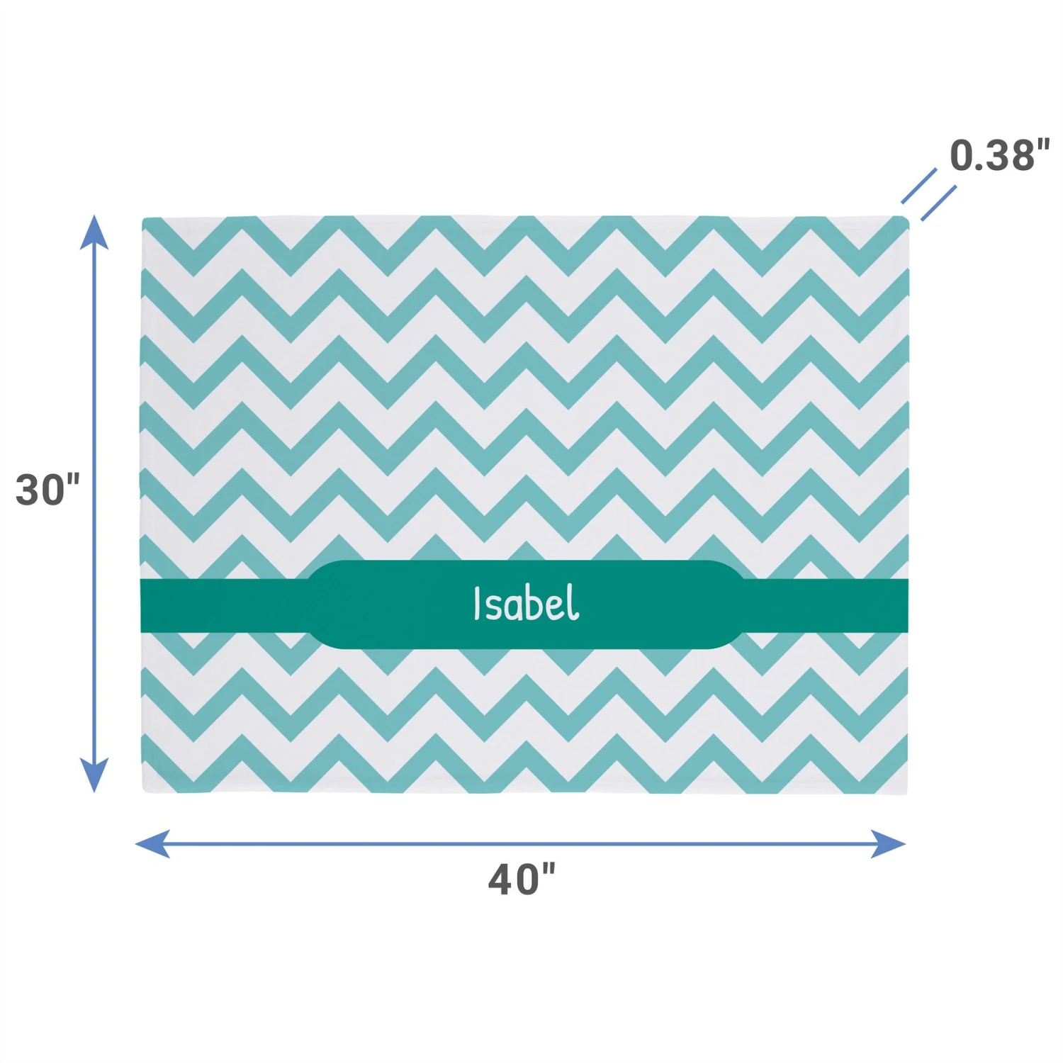 Frisco Personalized Subtle Chevron Soft Fleece Cat & Dog Blanket, 30" x 40" Frisco Personalized Subtle Chevron Soft Fleece Cat & Dog Blanket, 30" X 40" -Frisco Sales Store 304003 PT1. AC SS1800 V1637164914