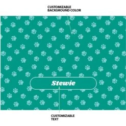 Frisco Personalized Paws Soft Fleece Cat & Dog Blanket, 30" X 40" -Frisco Sales Store 304007 PT3. AC SS1800 V1637609345