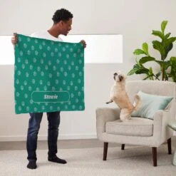 Frisco Personalized Paws Soft Fleece Cat & Dog Blanket, 30" X 40" -Frisco Sales Store 304007 PT5. AC SS1800 V1637610099