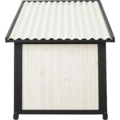 Frisco Modern Wooden Outdoor Dog House, White 2 Frisco Modern Wooden Outdoor Dog House, White -Frisco Sales Store 304038 PT2. AC SS1800 V1641481378