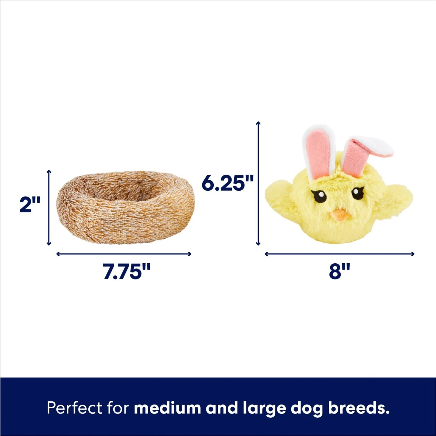 Frisco Easter Chick in Nest 2-in-1 Plush Squeaky Dog Toy Frisco Easter Chick In Nest 2-in-1 Plush Squeaky Dog Toy -Frisco Sales Store 304962 PT1. AC SS1800 V1700162980