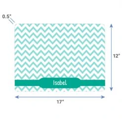 Frisco Personalized Chevron Dog & Cat Placemat -Frisco Sales Store 306754 PT3. AC SS1800 V1636120540