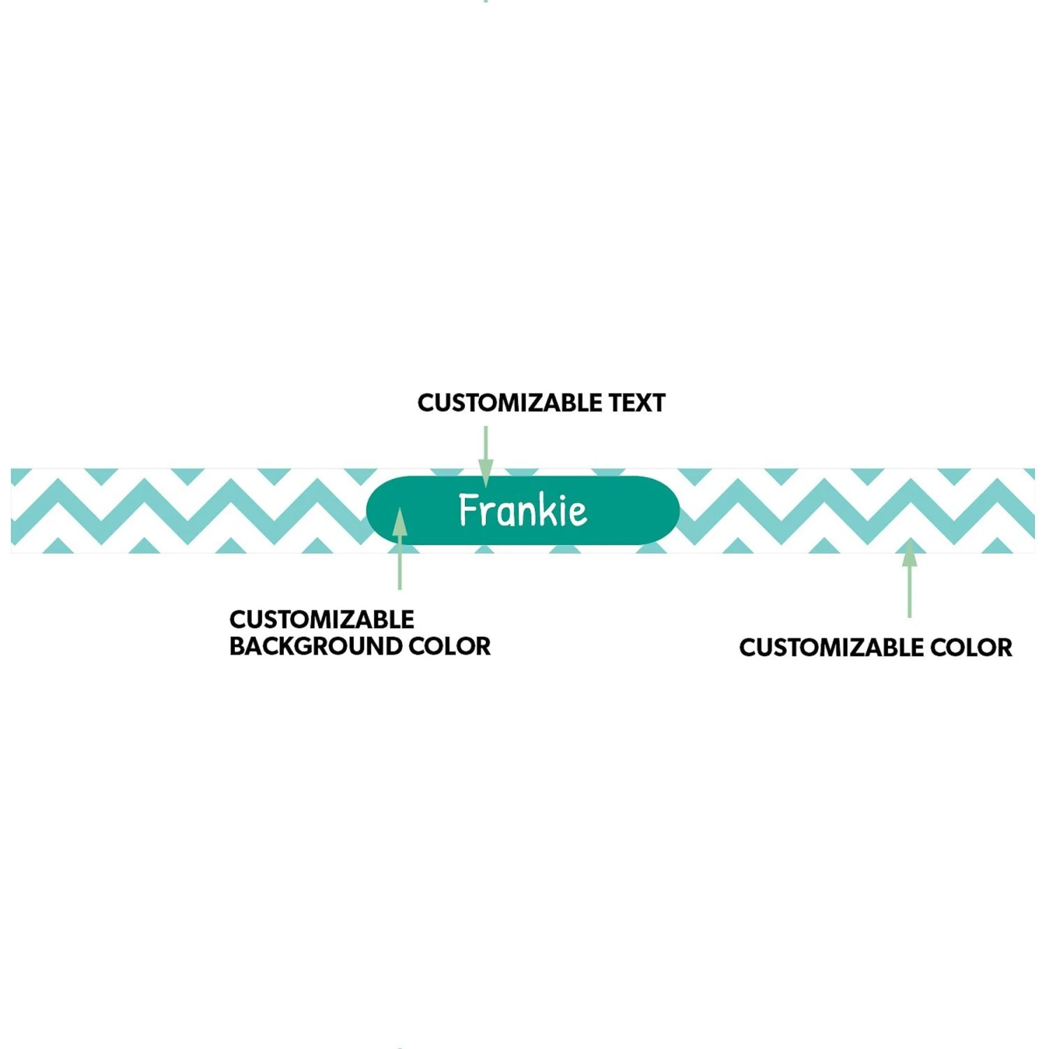 Frisco Personalized Chevron Ceramic Dog & Cat Bowl Frisco Personalized Chevron Ceramic Dog & Cat Bowl -Frisco Sales Store 306760 PT1. AC SS1800 V1635967589