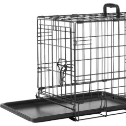 Frisco Eyelash Orthopedic Dog Crate Mat & Frisco Fold & Carry Single Door Collapsible Wire Dog Crate -Frisco Sales Store 319010 PT5. AC SS1800 V1631628388