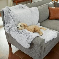 Frisco Sofa Pet Bed With Removable Cover & Frisco Eyelash Cat & Dog Blanket -Frisco Sales Store 319504 PT8. AC SS1800 V1630629098