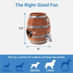 Frisco Beer & Keg Plush Squeaky Dog Toy, 4 Count 2 Frisco Beer & Keg Plush Squeaky Dog Toy, 4 Count -Frisco Sales Store 327047 PT2. AC SS1800 V1648563981