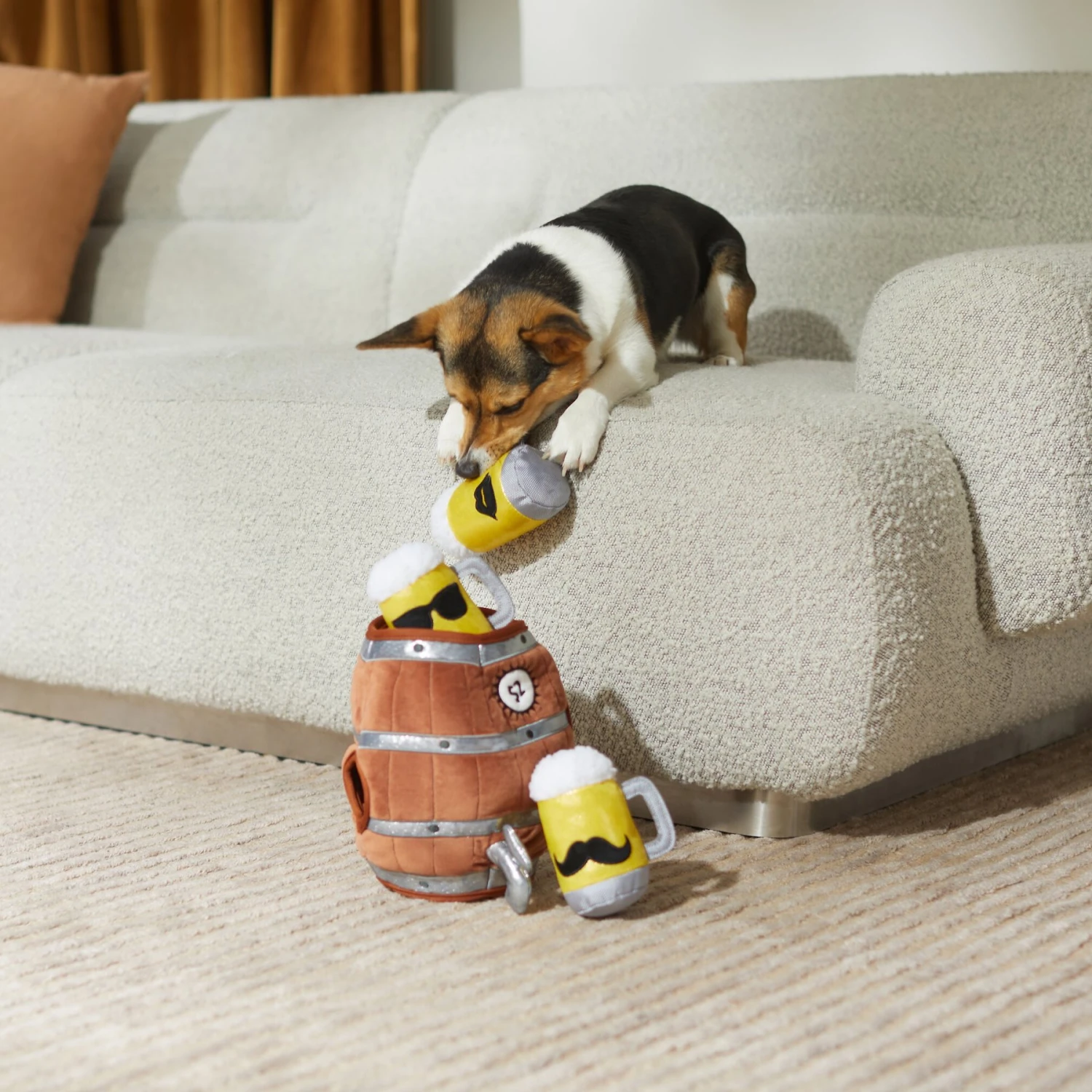 Frisco Beer & Keg Plush Squeaky Dog Toy, 4 count Frisco Beer & Keg Plush Squeaky Dog Toy, 4 Count -Frisco Sales Store 327047 PT3. AC SS1800 V1648667317