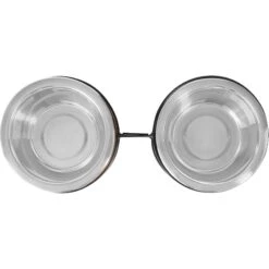 Frisco Premium Elevated Bone Design Stainless Steel Double Diner Dog & Cat Bowl -Frisco Sales Store 331499 PT4. AC SS1800 V1657656892