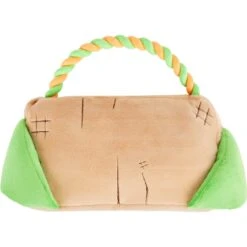 Frisco Halloween "Will Do Tricks For Treats" Sign Plush With Rope Squeaky Dog Toy -Frisco Sales Store 344172 PT2. AC SS1800 V1657657049