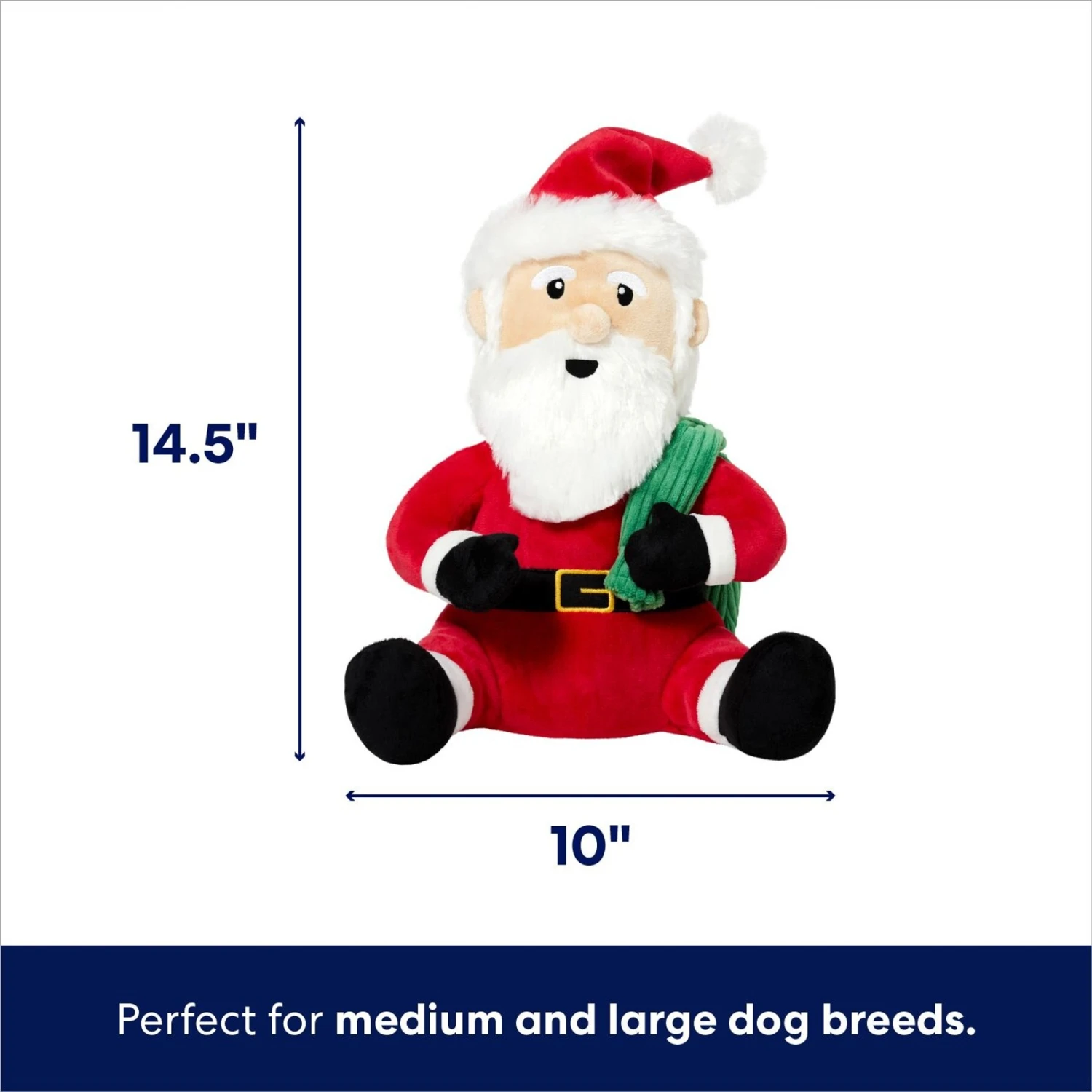 Frisco Holiday Santa Claus Plush Squeaky Dog Toy Frisco Holiday Santa Claus Plush Squeaky Dog Toy -Frisco Sales Store 360914 PT1. AC SS1800 V1695043855