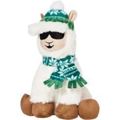 Frisco Sales Store 18 Frisco Holiday Fa La La Llama Plush Squeaky Dog Toy