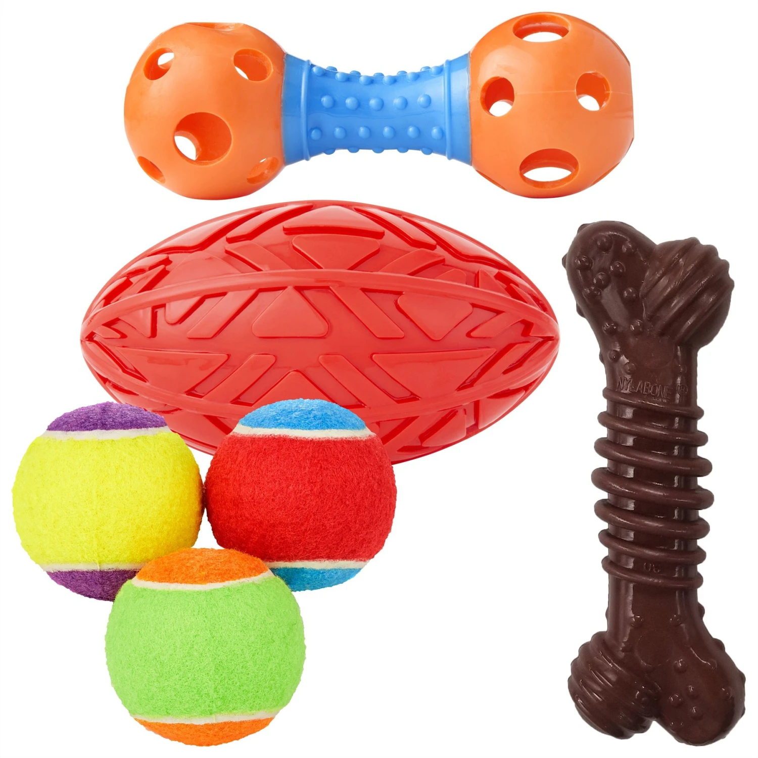 Frisco Dumbbell TPR Fetch Dog Toy + 3 items Frisco Dumbbell TPR Fetch Dog Toy + 3 Items -Frisco Sales Store 582446 MAIN. AC SS1800 V1658237023