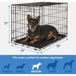 Frisco Fold & Carry Single Door Collapsible Wire Dog Crate + 4 Items 2 Frisco Fold & Carry Single Door Collapsible Wire Dog Crate + 4 Items -Frisco Sales Store 623718 PT2. AC SS1800 V1662739258