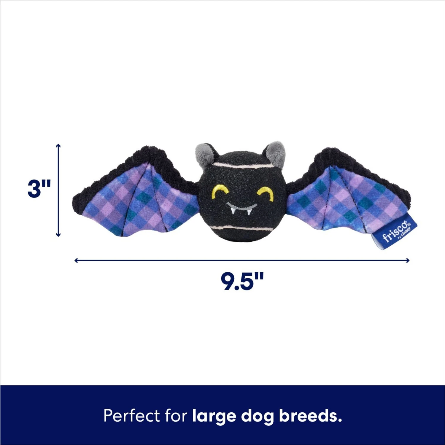 Frisco Halloween Bat Fetch Squeaky Tennis Ball Dog Toy Frisco Halloween Bat Fetch Squeaky Tennis Ball Dog Toy -Frisco Sales Store 668278 PT1. AC SS1800 V1689342245