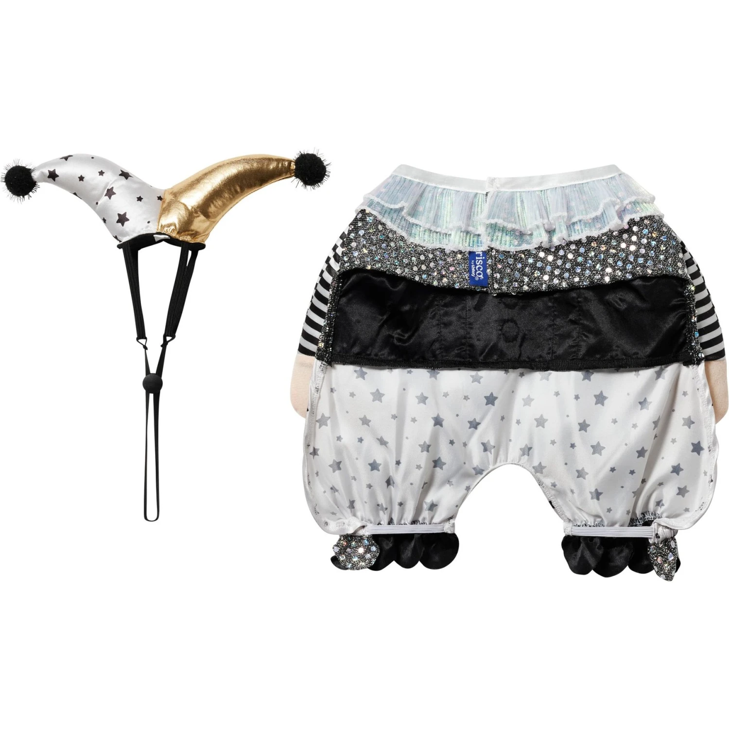 Frisco Front Walking Glitter Clown Dog & Cat Costume Frisco Front Walking Glitter Clown Dog & Cat Costume -Frisco Sales Store 707542 PT5. AC SS1800 V1689342132