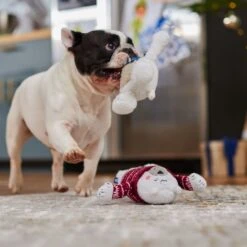 Frisco Holiday Polar Bear Friends Plush Squeaky Dog Toy -Frisco Sales Store 739822 PT3. AC SS1800 V1695043811