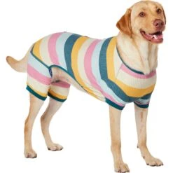Frisco Sales Store 31 Frisco Cozy Waffle Knit Dog & Cat PJs, Stripe