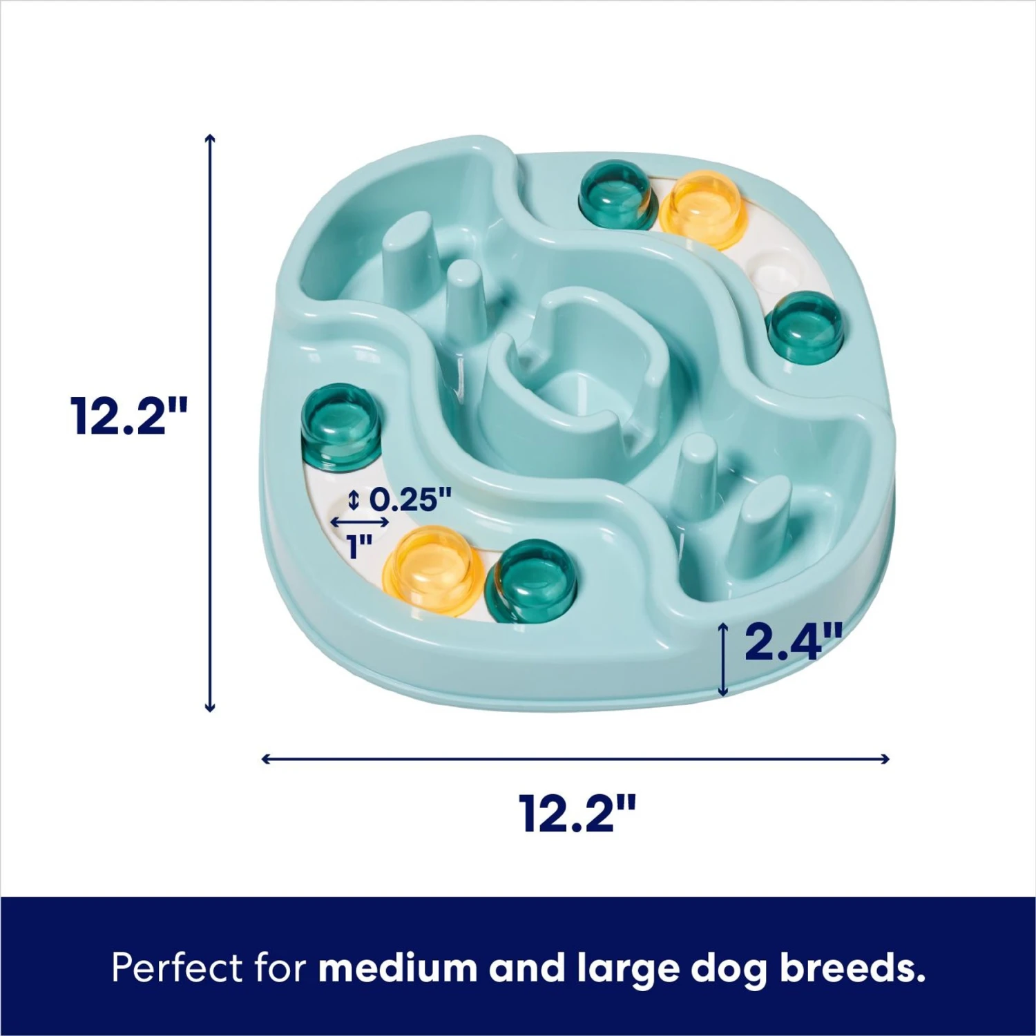 Frisco Interactive Dog & Cat Slow Feeder Bowl Frisco Interactive Dog & Cat Slow Feeder Bowl -Frisco Sales Store 807414 PT1. AC SS1800 V1696254621
