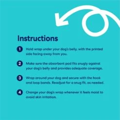 Frisco Washable Dog Diaper Male Wraps -Frisco Sales Store 862854 PT4. AC SS1800 V1698950381