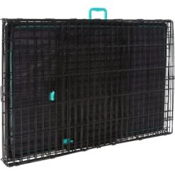 Frisco Heavy Duty Enhanced Lock Double Door Fold & Carry Wire Dog Crate & Mat Kit & MidWest Quiet Time Fleece Dog Crate Mat -Frisco Sales Store 947398 PT3. AC SS1800 V1693925029
