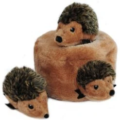 Frisco Trash Can & Raccoons Hide & Seek Puzzle Plush Squeaky Dog Toy & ZippyPaws Burrow Squeaky Hide & Seek Plush Dog Toy, Hedgehog Den -Frisco Sales Store 947446 PT5. AC SS1800 V1693601927