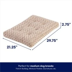 Frisco Double Door Furniture Style Dog Crate, Black & Frisco Swirl Dog Crate Mat -Frisco Sales Store 947710 PT6. AC SS1800 V1693602741