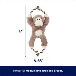 Frisco Monkey Plush With Rope Squeaky Dog Toy & Frisco Cow Plush With Inside Rope Squeaky Dog Toy 2 Frisco Monkey Plush With Rope Squeaky Dog Toy & Frisco Cow Plush With Inside Rope Squeaky Dog Toy -Frisco Sales Store 961998 PT2. AC SS1800 V1694784008