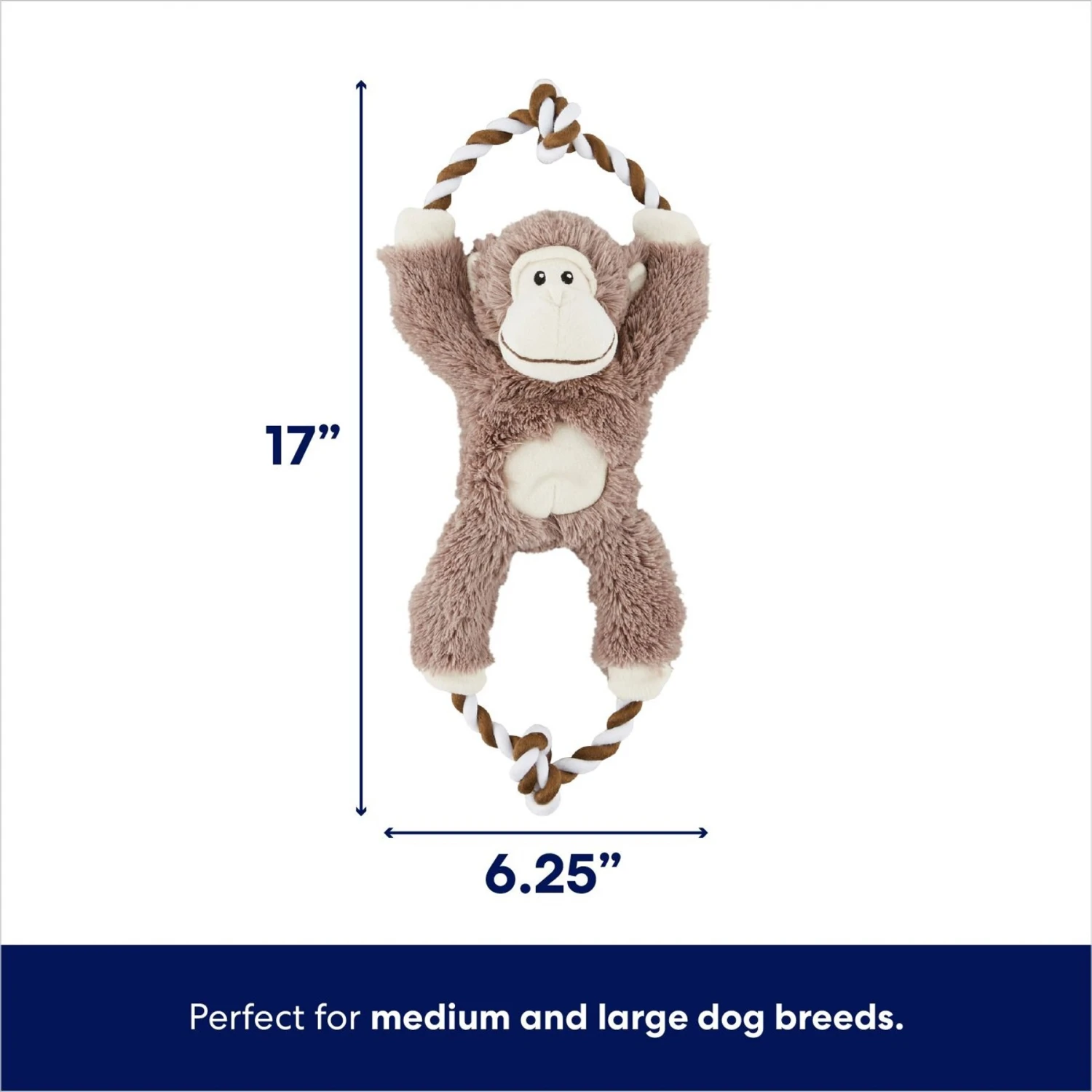 Frisco Monkey Plush with Rope Squeaky Dog Toy & Frisco Cow Plush with Inside Rope Squeaky Dog Toy Frisco Monkey Plush With Rope Squeaky Dog Toy & Frisco Cow Plush With Inside Rope Squeaky Dog Toy -Frisco Sales Store 961998 PT2. AC SS1800 V1694784008